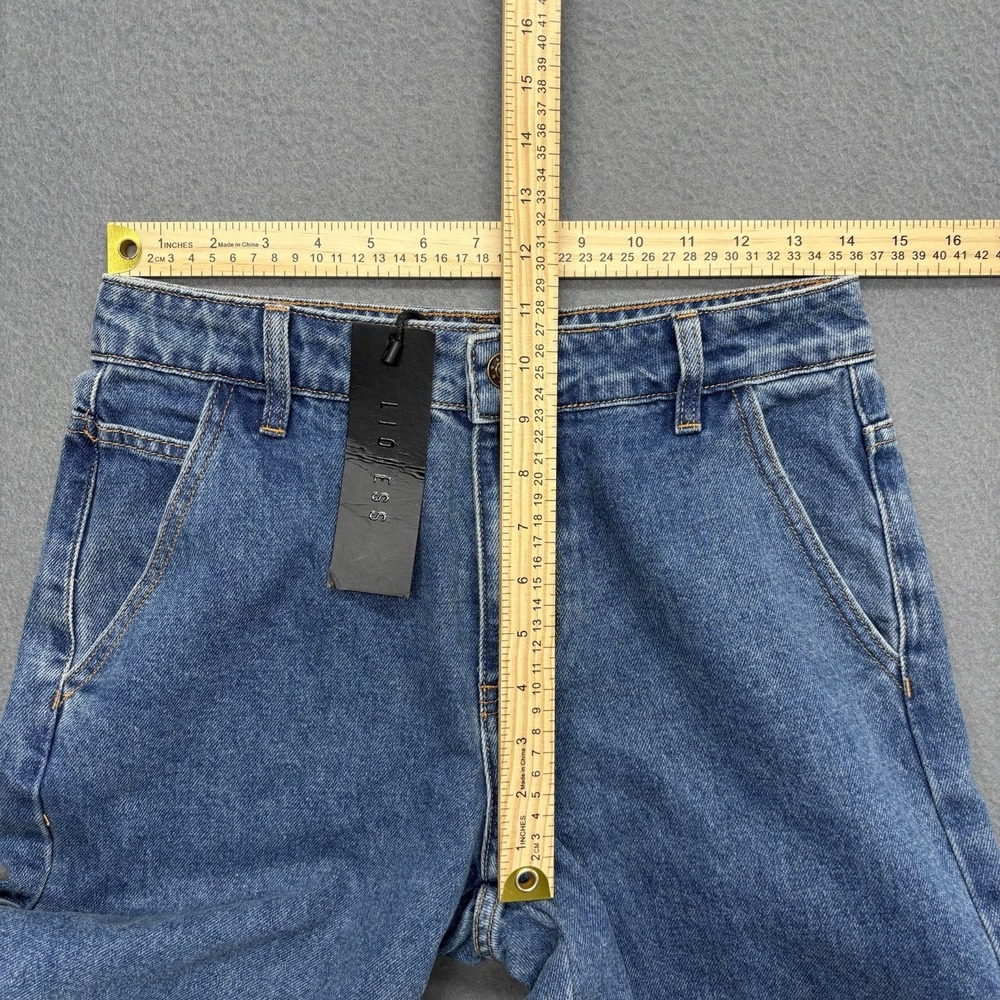 LIONESS Freedom Jeans Blue Denim Size US 2 (28x33) Straight Leg Relaxed Fit NWT - Picture 6 of 10